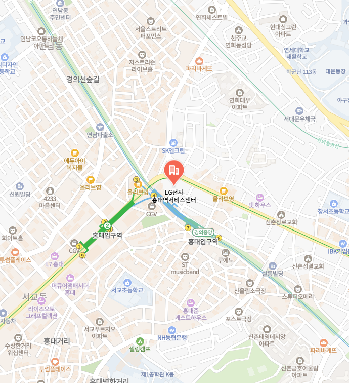 엘지전자 홍대역서비스센터 이미지