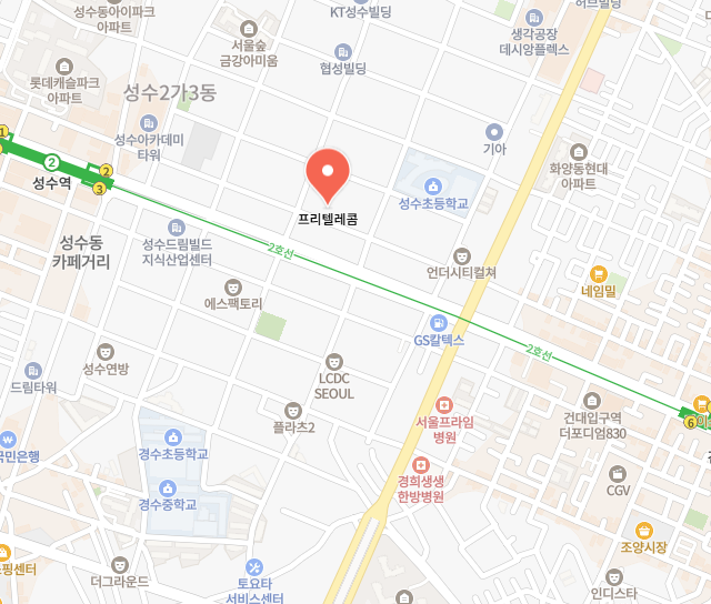 프리티텔레콤 이미지