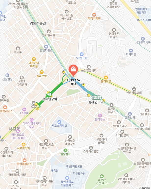 ak플라자 홍대 이미지