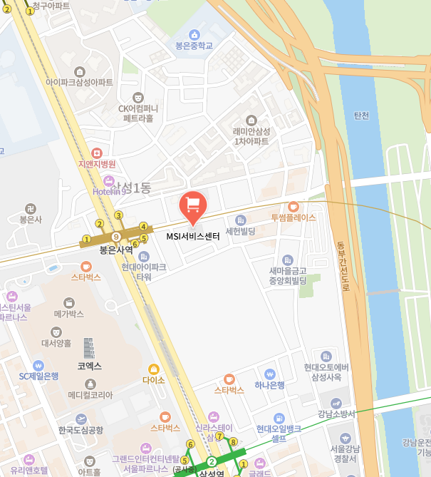 msi 서비스센터 이미지