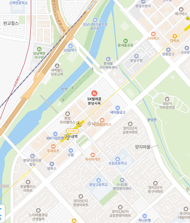 에스케이티텔레콤 분당사옥 이미지