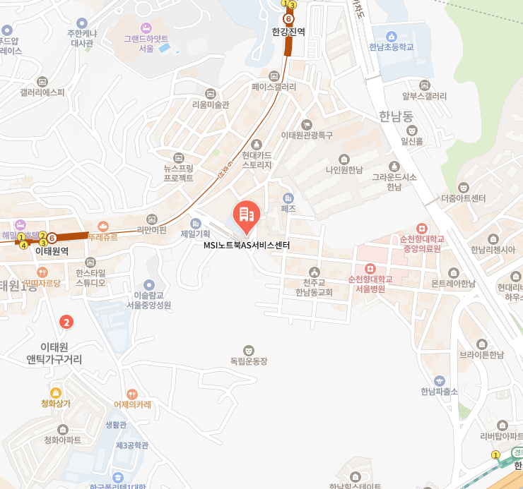 MSI수리센터 이미지