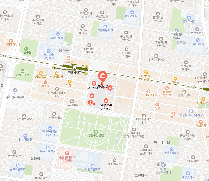 똑버스전화번호 부천시청 이미지