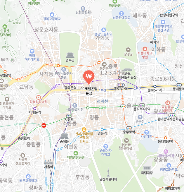 sc제일은행 본점 이미지