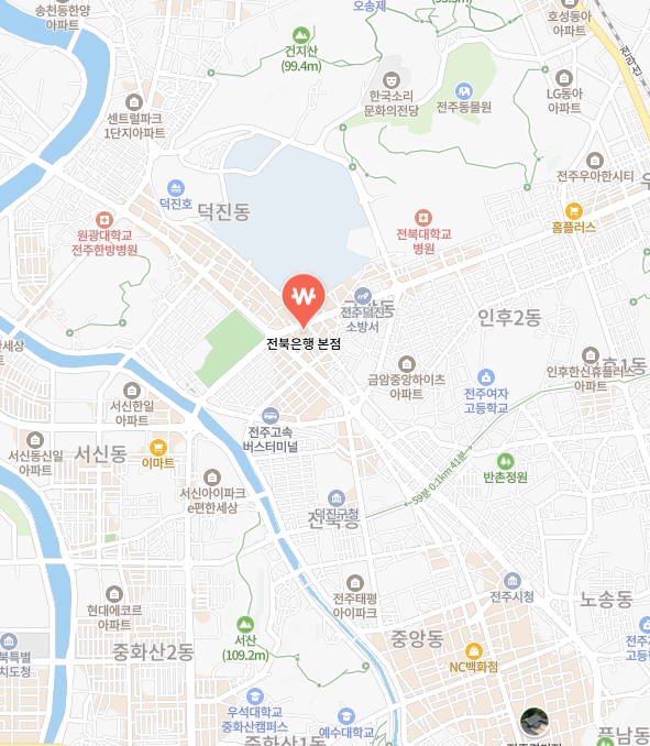 전북은행 본점 이미지