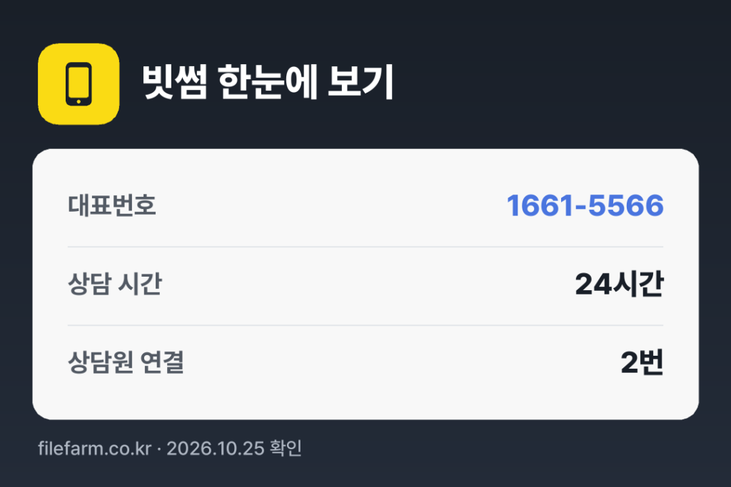 빗썸 한눈에 보기: 1661-5566 · 매일 24시간