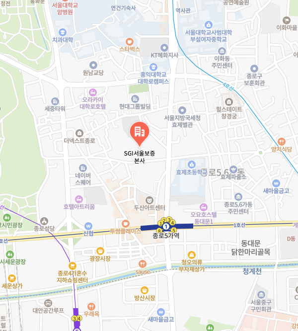 서울보증보험 본사 이미지