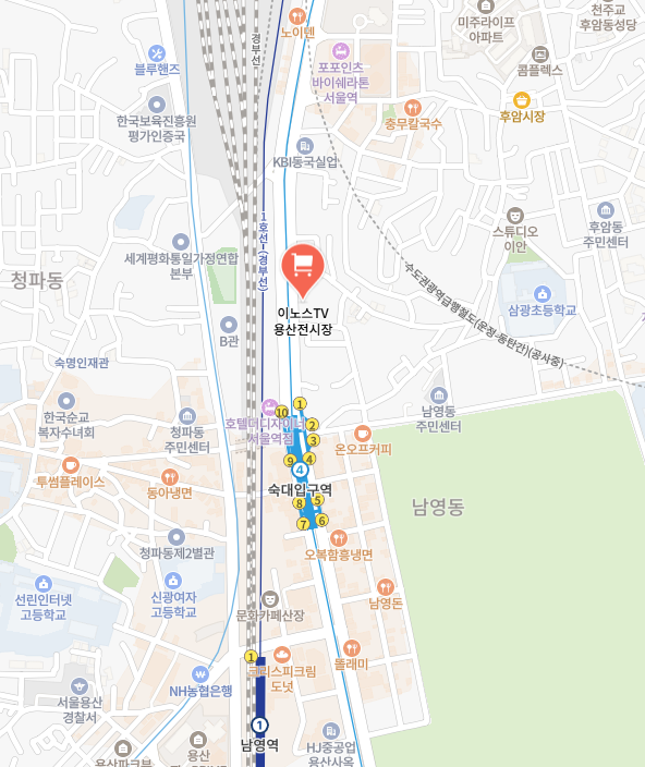 이노스tv 용산전시장 이미지