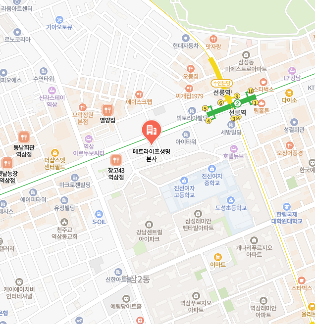 메트라이프생명 이미지