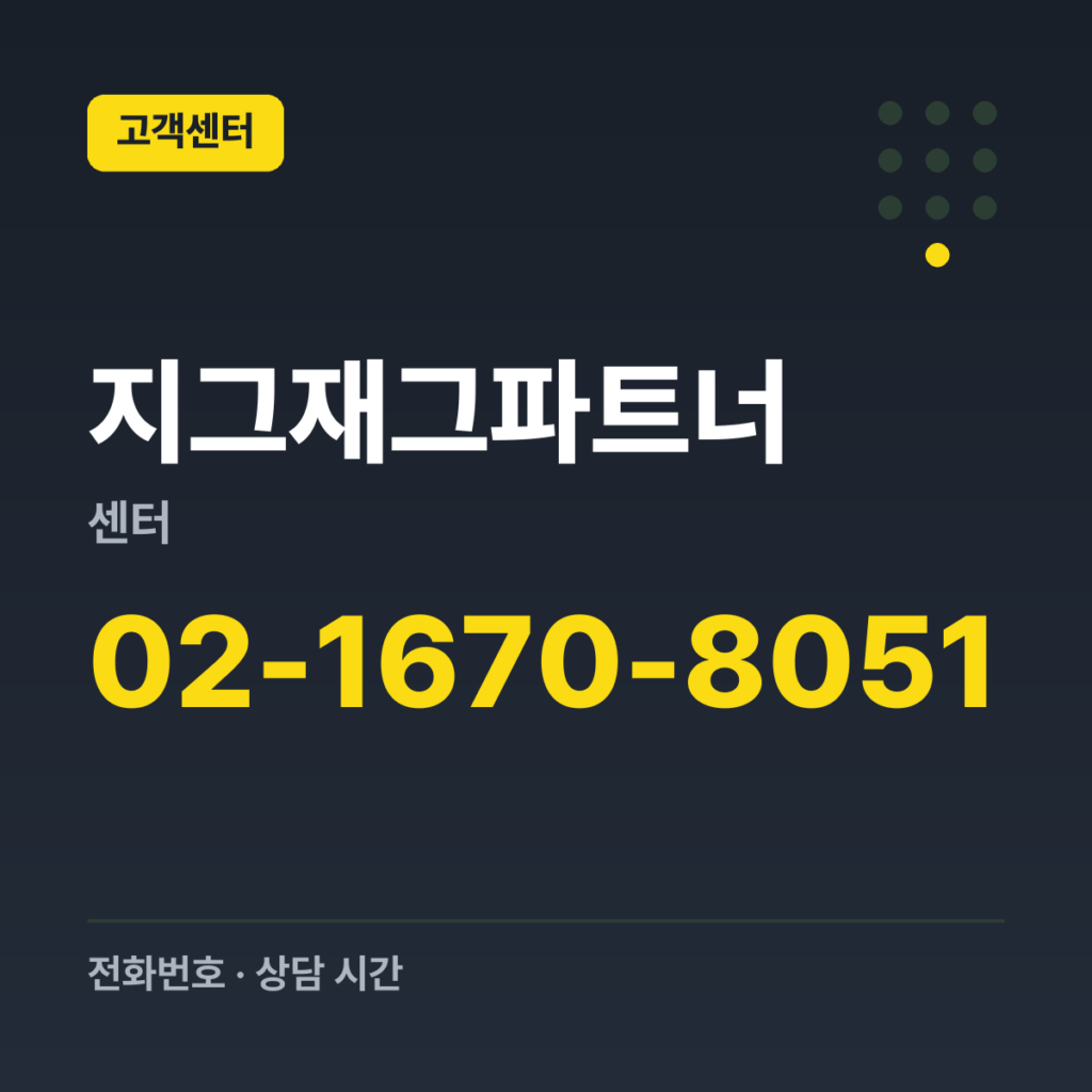 지그재그파트너센터 고객센터 02-1670-8051
