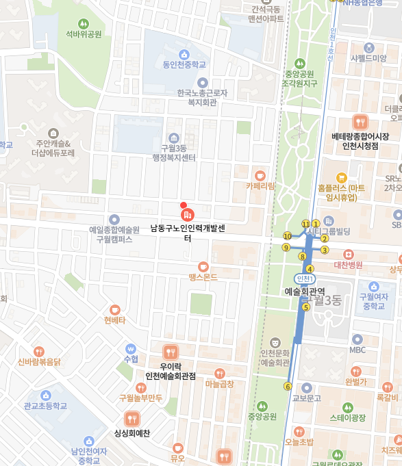 인천시니어일자리지원센터 로고 사진