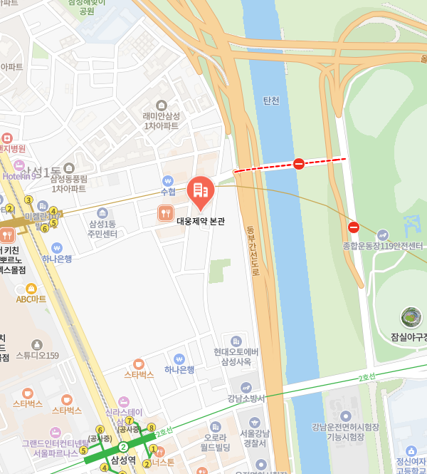 대웅제약 본관 이미지