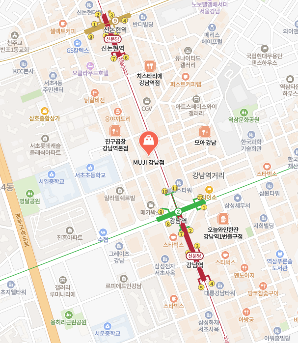 무인양품 강남점 이미지
