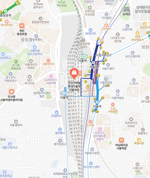 코닥 어패럴 롯데아울렛 서울역점 이미지